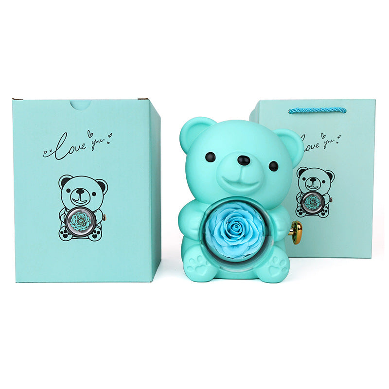 🐻🌹Подаръчна кутия с розово мече – изненадай любимия си човек!!!