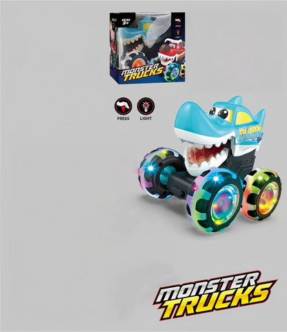 🚗🚗 Монстр Трак + Светлинни ефекти, безкрайно забавление, от което не можеш да спреш да играеш!