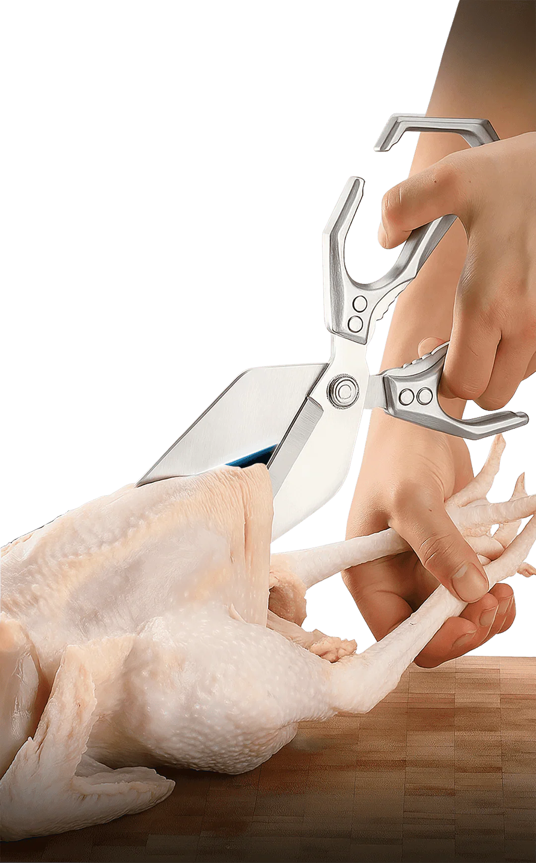 Силен нож за разделяне на костове на пилешки кости, дебел, многофункционален кухнен нож за домакинство