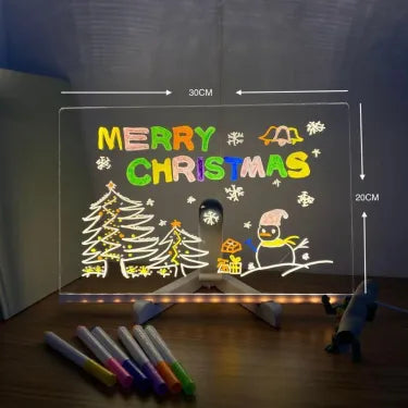 🔥 Последен ден от промоцията | 🎄 LED рисувателна дъска (7 цвята светене)