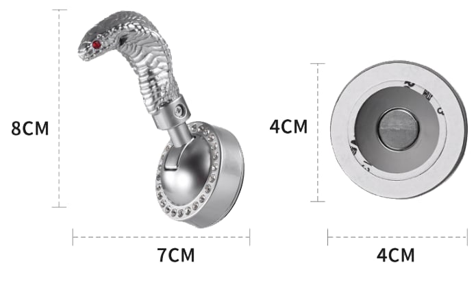 🐍🔑 Покритие на лост за стартиране на двигателя с форма на змия