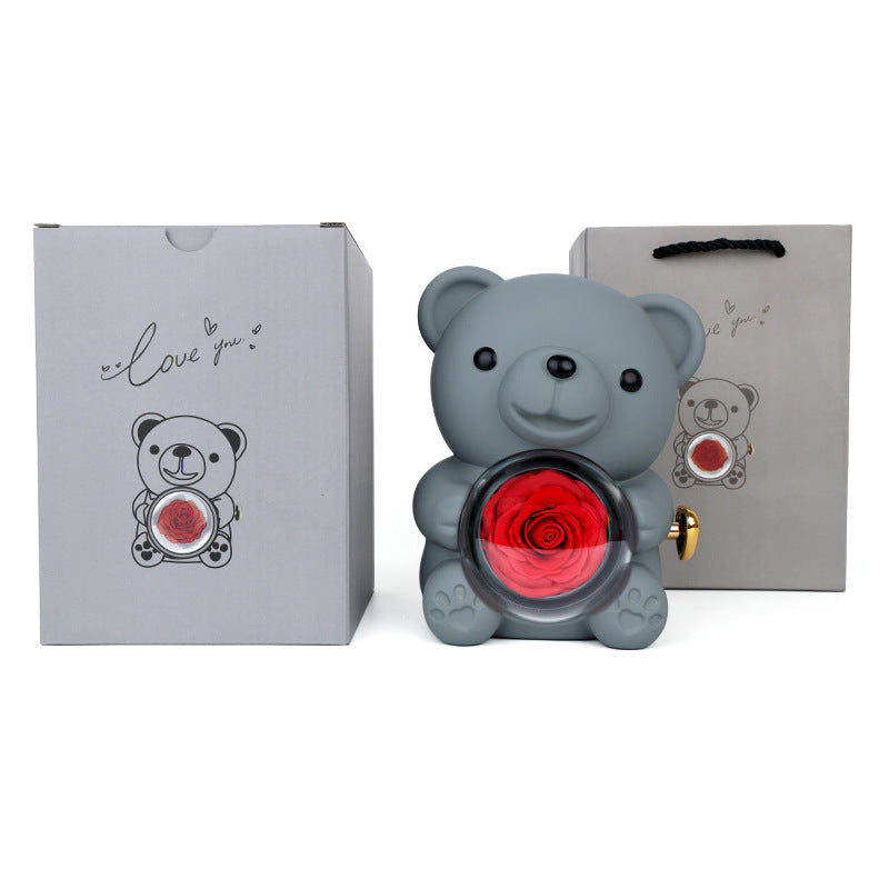 🐻🌹Подаръчна кутия с розово мече – изненадай любимия си човек!!!