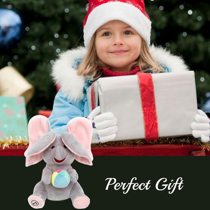 🐘🐘👶 Сладко плюшено слонче за игра на криеница с музика