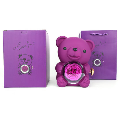 🐻🌹Подаръчна кутия с розово мече – изненадай любимия си човек!!!