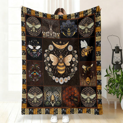 🌼 Топло и меко фланелено одеяло с флорален десен ｜нежно към кожата и задържа топлината｜идеално за дома през есента и зимата 🛋️✨