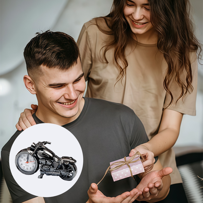 Празнична разпродажба🏍️⏰ Креативен мотоциклетен будилник🎁