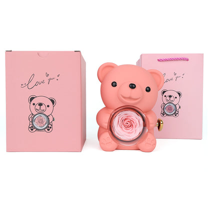 🐻🌹Подаръчна кутия с розово мече – изненадай любимия си човек!!!