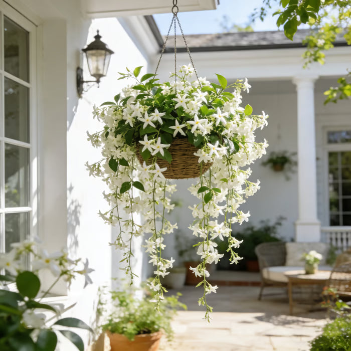 🌸Зимно висящ жасмин - мечтателно стайно цвете🌿❄️