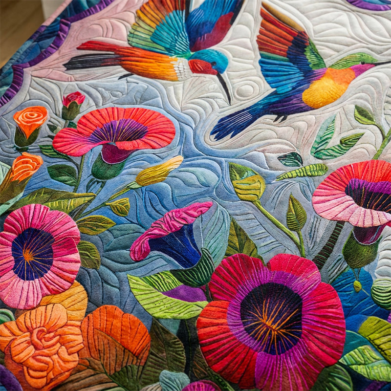 🌼 Топло и меко фланелено одеяло с флорален десен ｜нежно към кожата и задържа топлината｜идеално за дома през есента и зимата 🛋️✨